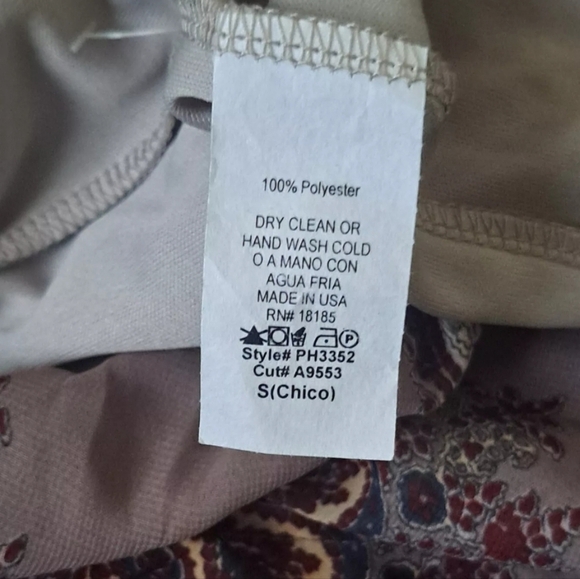 Audrey 3+1 Paisley Purple Grey Romper Size Small NWT Boho Jumpsuit B22#5 - Picture 6 of 12